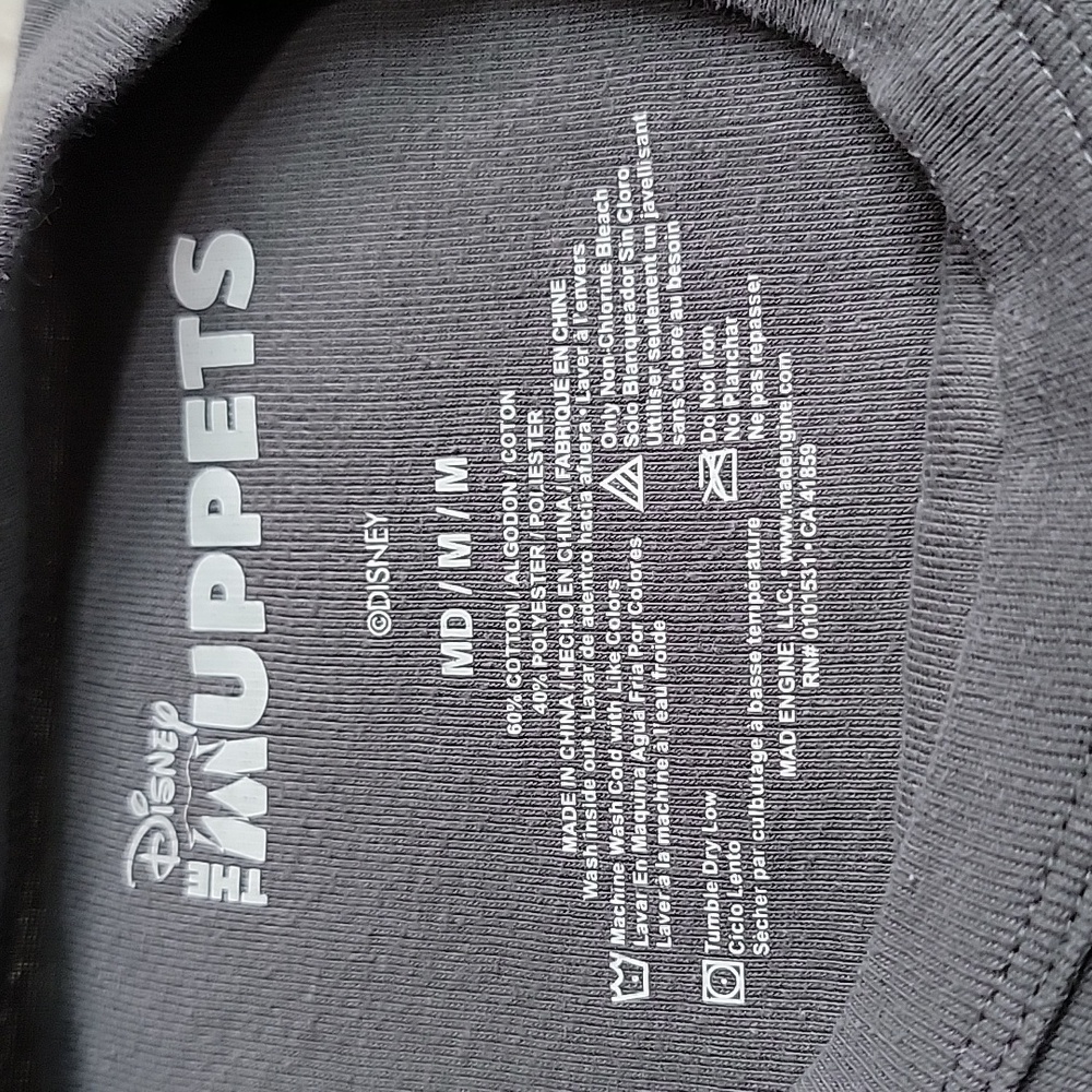 Disney The Muppets M Gray Tee with Kermit Graphic - Picture 6 of 8